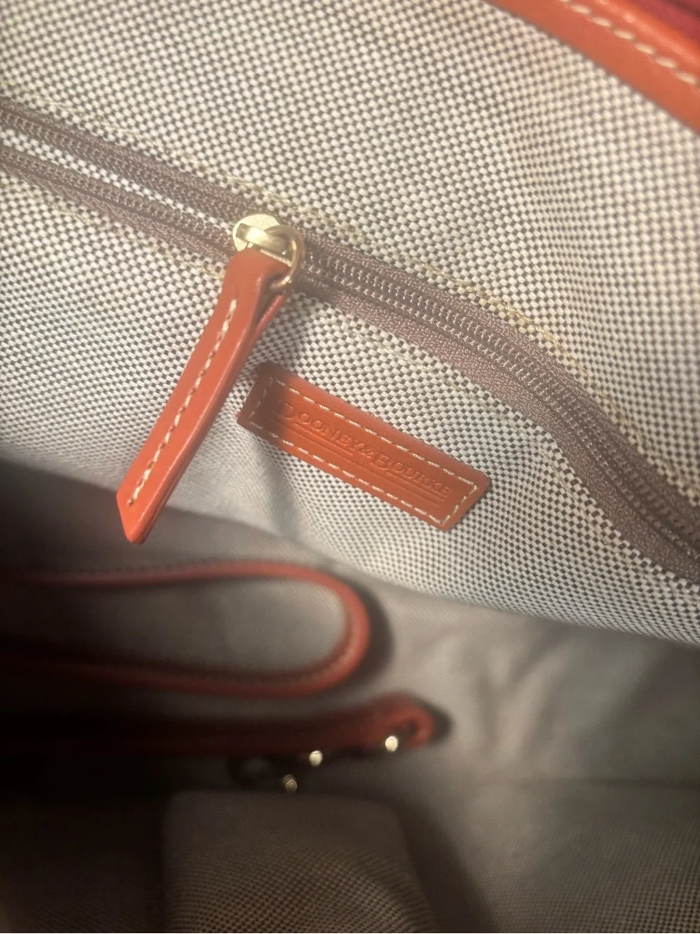 Dooney Bourke red purse new with strap